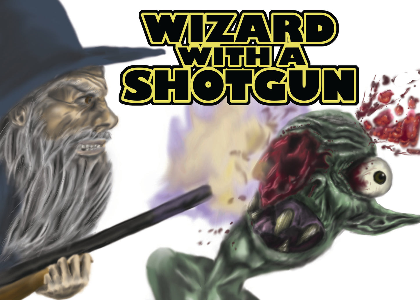 Wizard with a Shotgun Tee