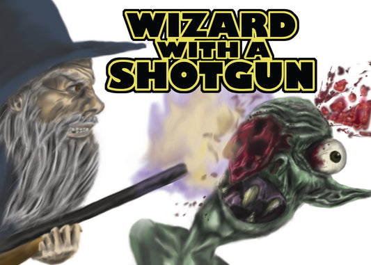 Wizard with a Shotgun Tee